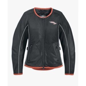 Harley Davidson Womens XL Mesh Functional Riding Jacket Elbow Armor 98385-11VW